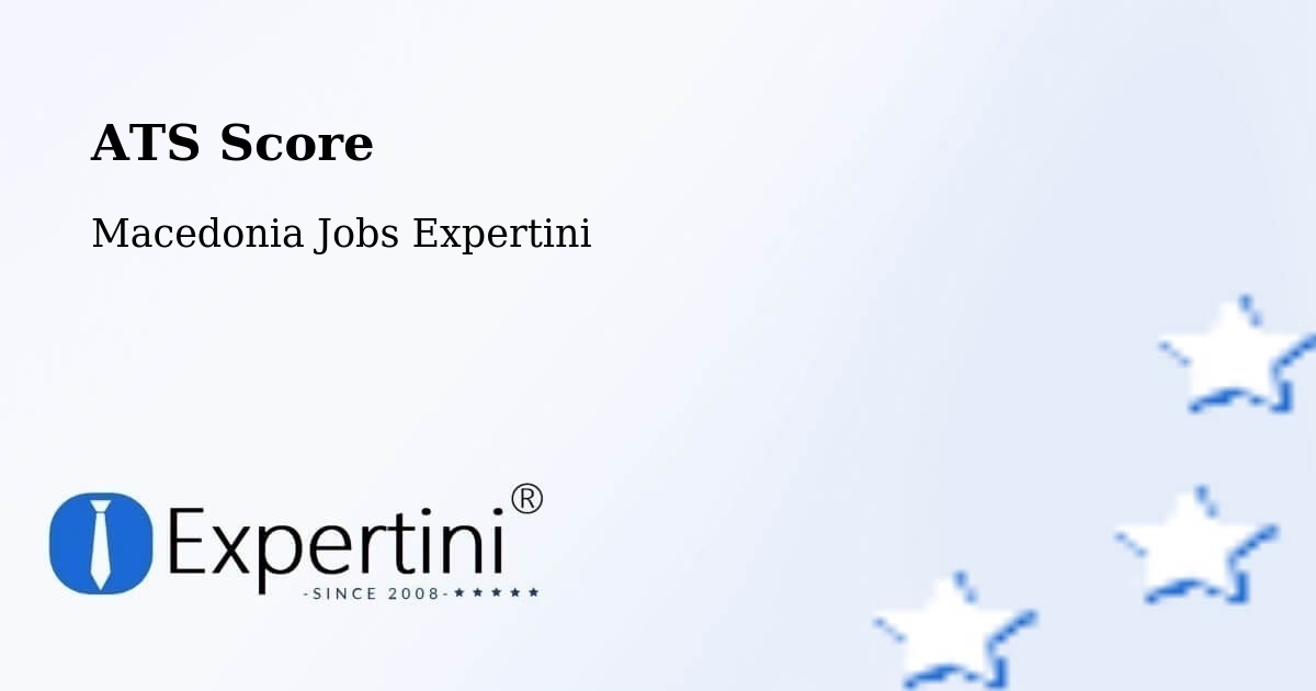 Resume ATS Score & Job Description Match Tool – Tearce - Macedonia Jobs Expertini